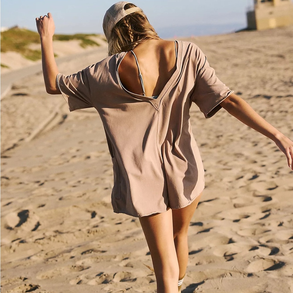 NEW Free People Hot Shot Tee Romper! - Picture 7 of 9